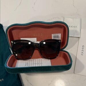 Gucci Tortoise Designer Sunglasses
